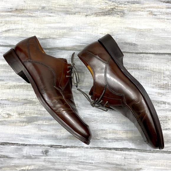 Cole Haan Brown Leather Oxfords Lace-Up Dress Shoe Formal Men’s 10M - Picture 3 of 16